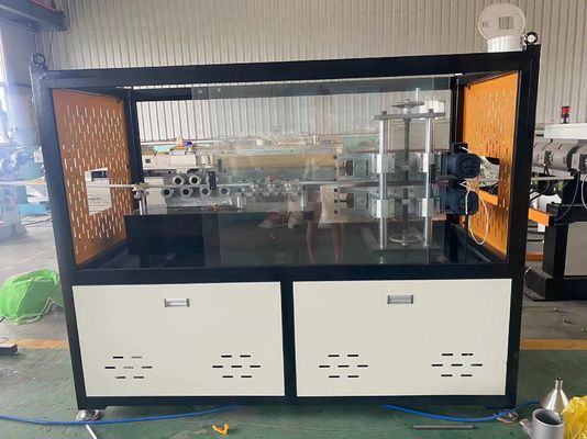 High Quality HDPE Vacuum Forming Threading Single Wall Corrugated Pipe Extrusion Line