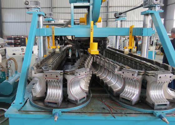 PP 8.5mm Plastic Corrugated Pipe Machine