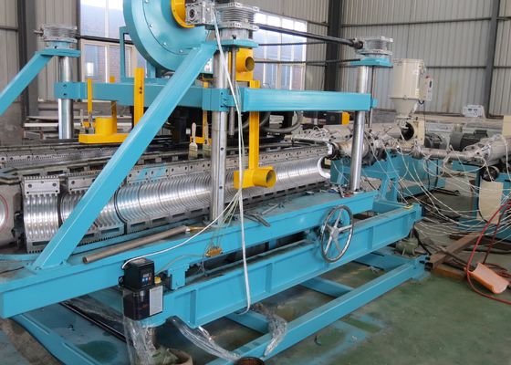 HDPE 800mm Corrugated Pipe Extrusion Line