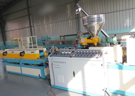Flexible Corrugated 49mm Pvc Pipe Extrusion Line