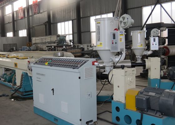 PVC 450mm Single Wall Corrugated Pipe Extrusion Line