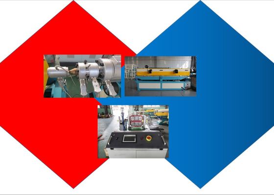 LDPE PVC 130mm Plastic Corrugated Pipe Machine