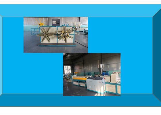 Black PVC 100Kgh Twin Screw Extruder/ Water Pipe/ PE Pipe Production Line