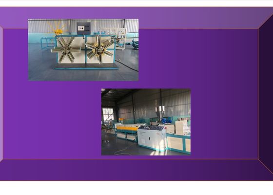 Black PVC 100Kgh Twin Screw Extruder/ Water Pipe/ PE Pipe Production Line