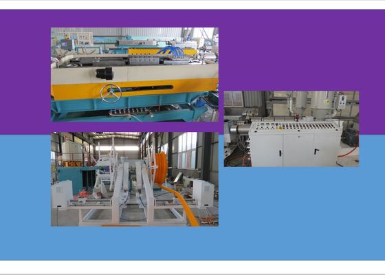 PVC PE PP Single Corrugated Cable Wire Protection Plastic Pipe Extruder/ Corrugated Pipe Extrusion line