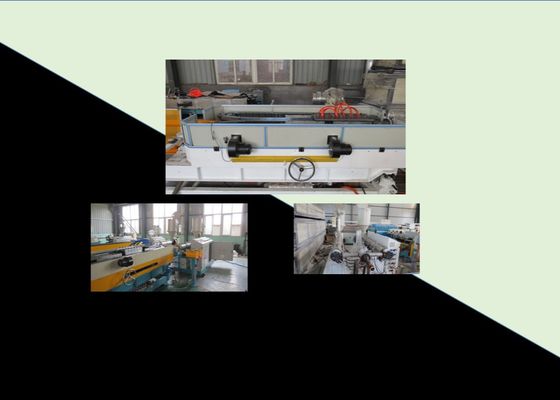PE 130mm Single Wall Corrugated Pipe Extrusion Line