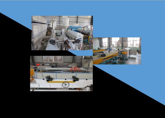 PE 130mm Single Wall Corrugated Pipe Extrusion Line