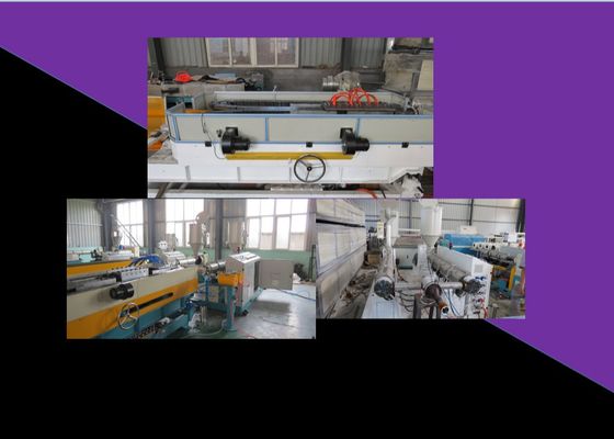 PE 150kgh Corrugated Plastic Pipe Machinery