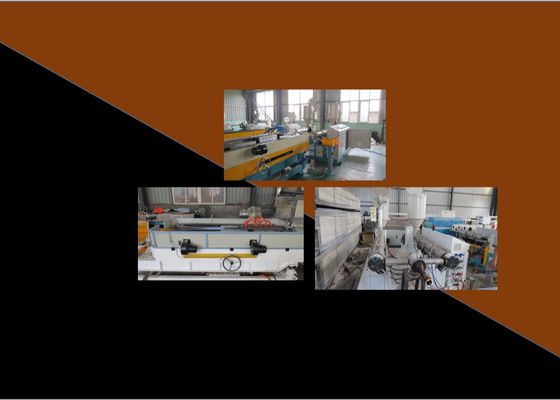 250kg/H 690mm Single Wall Corrugated Pipe Extrusion Line