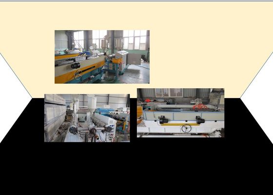 PE PA 60mm Plastic Pipe Extrusion Machine