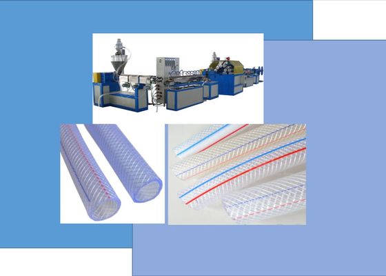 50kg/h PVC Fiber Reinforced Flexible Water Hose Pipe Making Machine
