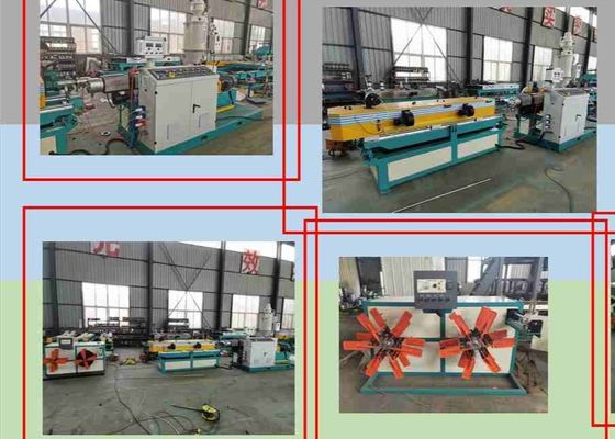 Water Drain Deep Screw PE 800mm Corrugated Pipe Extrusion Line