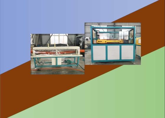 Single Screw XPU ABB Inverter PVC Corrugated Pipe Machine
