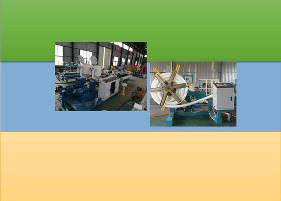 65kw 150kg/H PE Double Wall Corrugated Pipe Extrusion Line