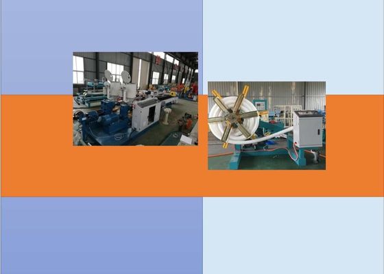 ABB Inverter PE PVC Double Wall Corrugated Pipe Machine