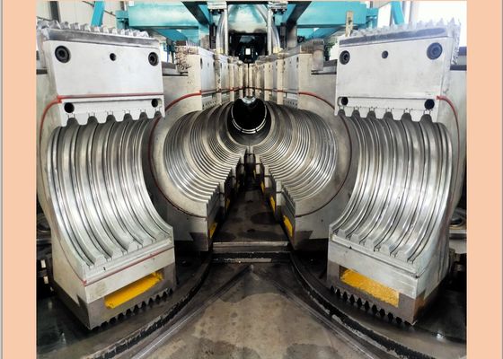 PLC PVC PP PE 400mm Corrugated Pipe Extrusion Line