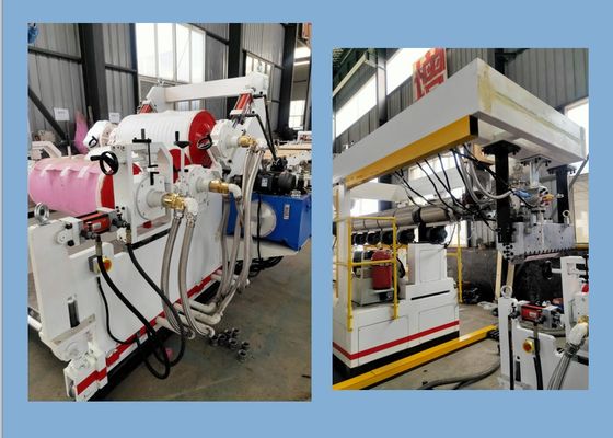 1000mm Plastic Sheet Extrusion Line 500kg/H Single Screw PP PS Sheet Extruder