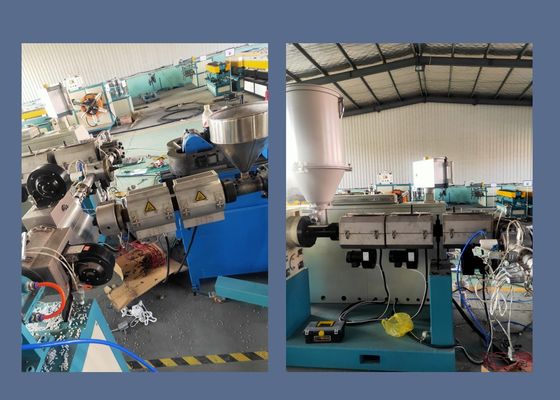 150mm Screw 270kg/H Cable Jacket Sheath Extrusion Line