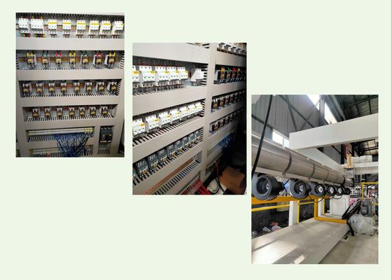 Twin Screw 450g/H PVC HDPE Plastic Sheet Extrusion Line Making Machine