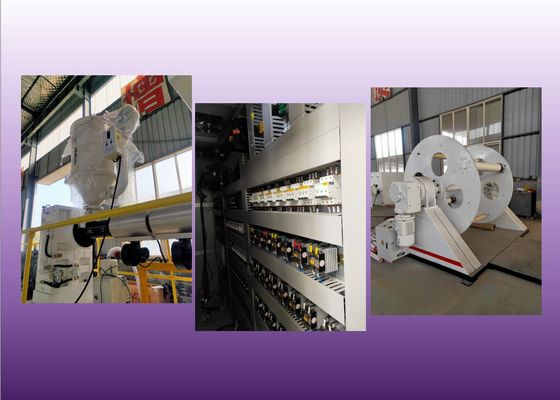 Twin Screw 450g/H PVC HDPE Plastic Sheet Extrusion Line Making Machine