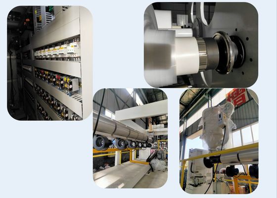PP PET Two Layers Plastic Sheet Extrusion Line 350-450g/H