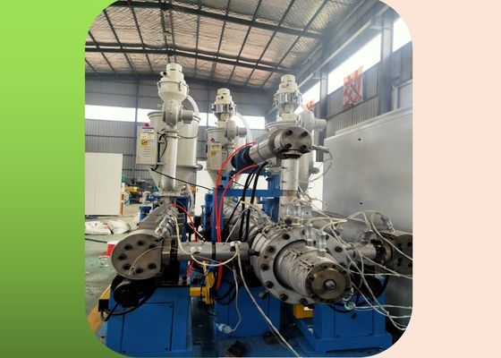 3 Layers Reinforced HDPE Pipe Extrusion Line 160mm 18m/Min