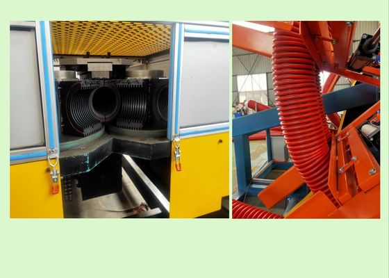 Single Wall Deep Screw Corrugated Pipe Extrusion Line 100kg/H