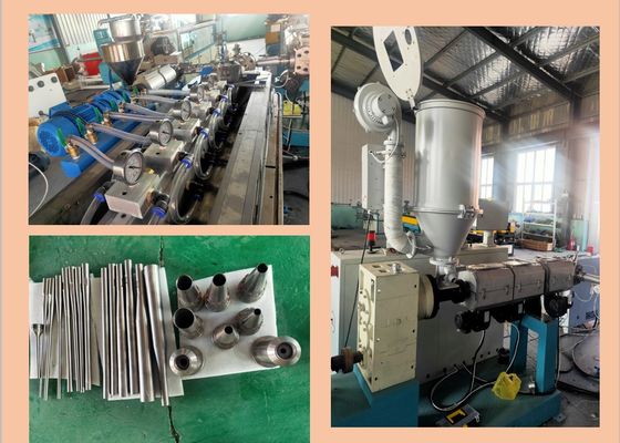 40r/Min PVC Corrugated Pipe Extrusion Line 18.5kw