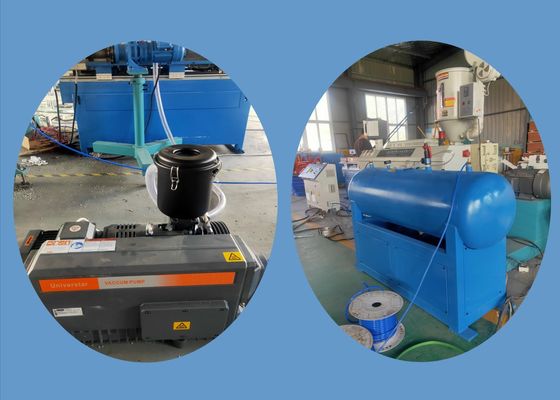 Single Screw 500mm Corrugated Pipe Extrusion Line 1200kg/H