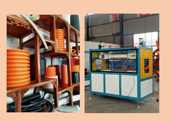 350kg/H Corrugated Drainage Tube Extrusion Machine 10m/Min
