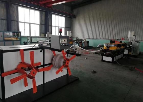 PVC PP PE Single Wall Corrugated Pipe Extrusion Line 20kg/H Making Machine