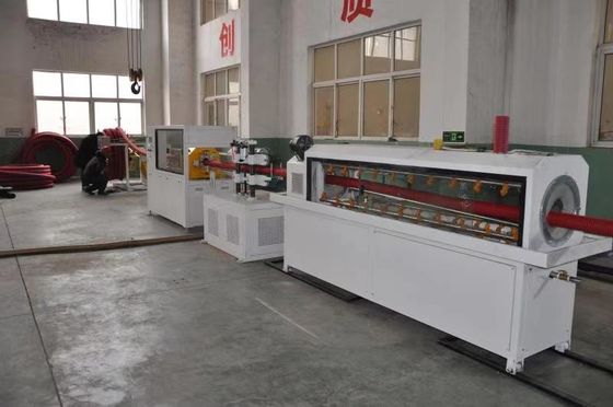 HDPE Single Wall Corrugated Pipe Extrusion Line 20mm Diameter / Making Machine