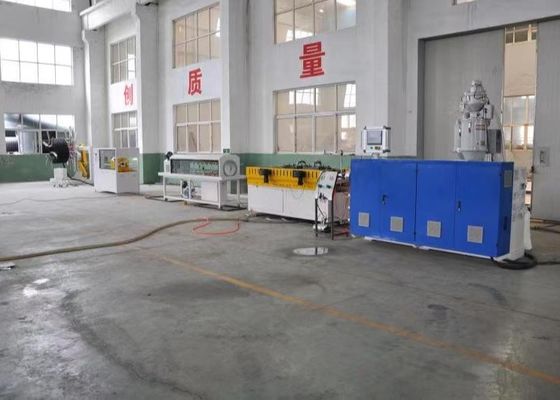 Single Wall 75mm Screw Corrugated Pipe Machine 33L/D Extrusion Line