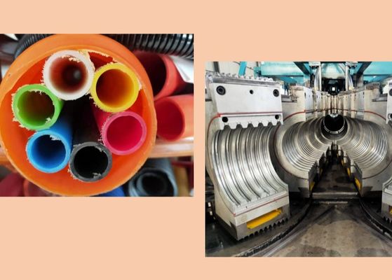 Double Wall Corrugated DWC Tube Extrusion Line For Irrigation