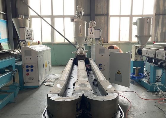 35mm HDPE Single Wall Corrugated Pipe Extrusion Line Anti Abrasion
