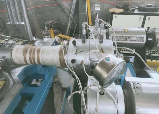 ABB Motor Plastic Hose Making Machine For HDPE Pipe Extrusion Line