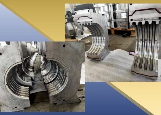 3-6m/min PP PE Single / Double Wall Corrugated Pipe Extrusion Line