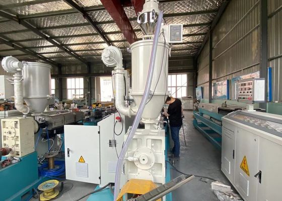 10-32mm Single Wall Corrugated Pipe Extrusion Line PE/PP Plastic