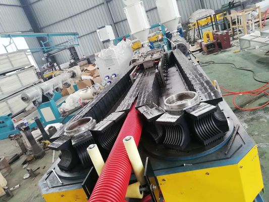 10-20 M/Min PVC PE PP Single Wall Corrugated Pipe Machine