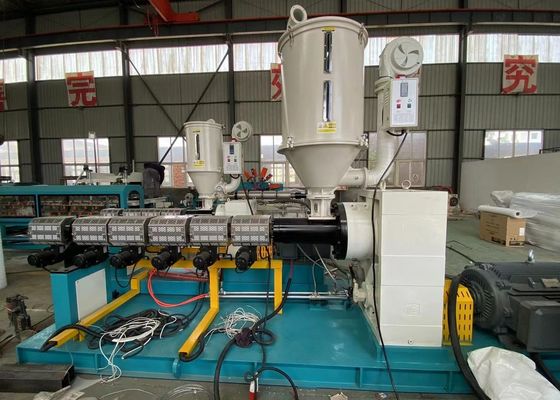 20-110mm HDPE PP Water Electric Single Wall Corrugated Pipe Extrusion Line