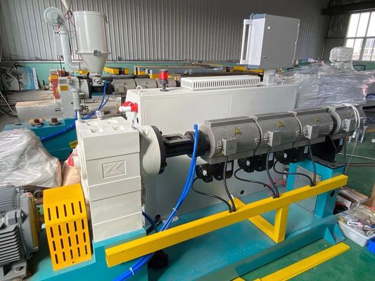 90Kg/H 16-63mm Single Wall Corrugated Pipe Extrusion Line PE PP HDPE