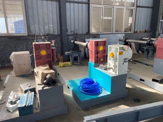 90Kg/H 16-63mm Single Wall Corrugated Pipe Extrusion Line PE PP HDPE