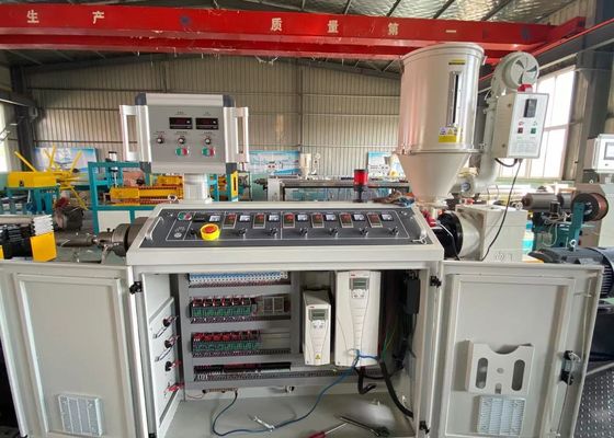 90-400mm Smooth Rigid Corrugated Single Screw Extruder Machine Gas Pipe