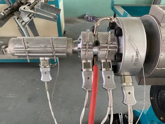 16-63mm PE PP Single Wall Corrugated Pipe Extrusion Line Single Screw