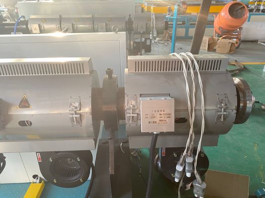 200-500mm Single Wall Corrugated Pipe Extrusion Line Plastic PVC/PE/PP/PPR