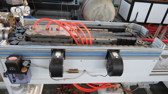 3-6m/min Double Wall Corrugated Pipe Production Line Plastic PE HDPE PVC