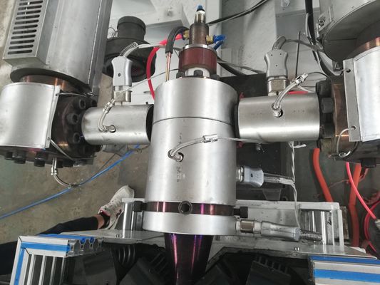 50-80kg/h HDPE/PP/PVC Double Wall Corrugated Pipe Extrusion Line