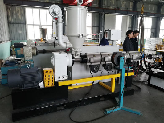 PP PE PVC Single Wall Corrugated Pipe Extrusion Production Line 20-63mm