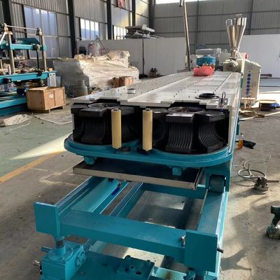 16-63mm HDPE PE PVC Single Wall Corrugated Pipe Extrusion Line Making Machine