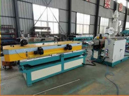 HDPE 110mm Single Wall Corrugated Pipe Extruder Extrusion Line